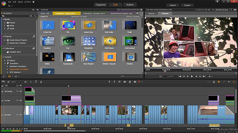 Pinnacle Studio 18 - timeline Pinnacle Studio 18 - timeline