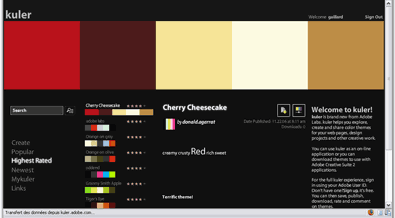créer des palettes de couleurs