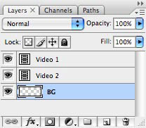 nouveau calque vidéo dans Photoshop Extended