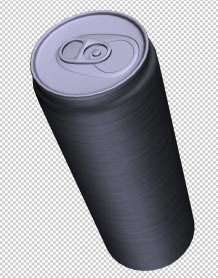 Un modèle 3D importé dans Photoshop Extended