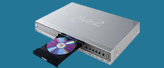une platine de salon divX HD