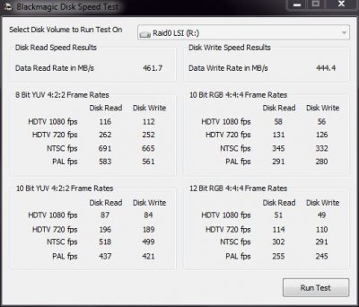Blackmagic LSI SAS3042E Raid0 4x 300 Go 15k SAS.JPG
