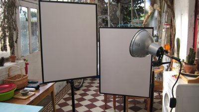 Les 2 réflecteurs+projo..jpg