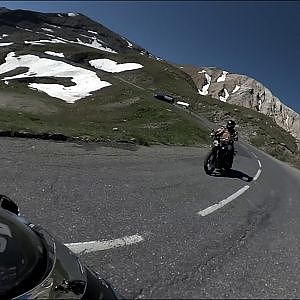 Le col du Galibier en Goldwing 1800