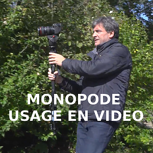 Usage d'un monopode en tournage léger vidéo - YouTube