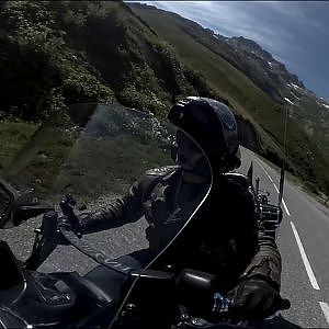 Vidéo à 360° - Col de Madeleine  en Goldwing 1800
