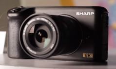 sharp camera 8K vignette newsletter