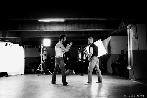 tournage-club-combat-lumiere-bertrand-noel