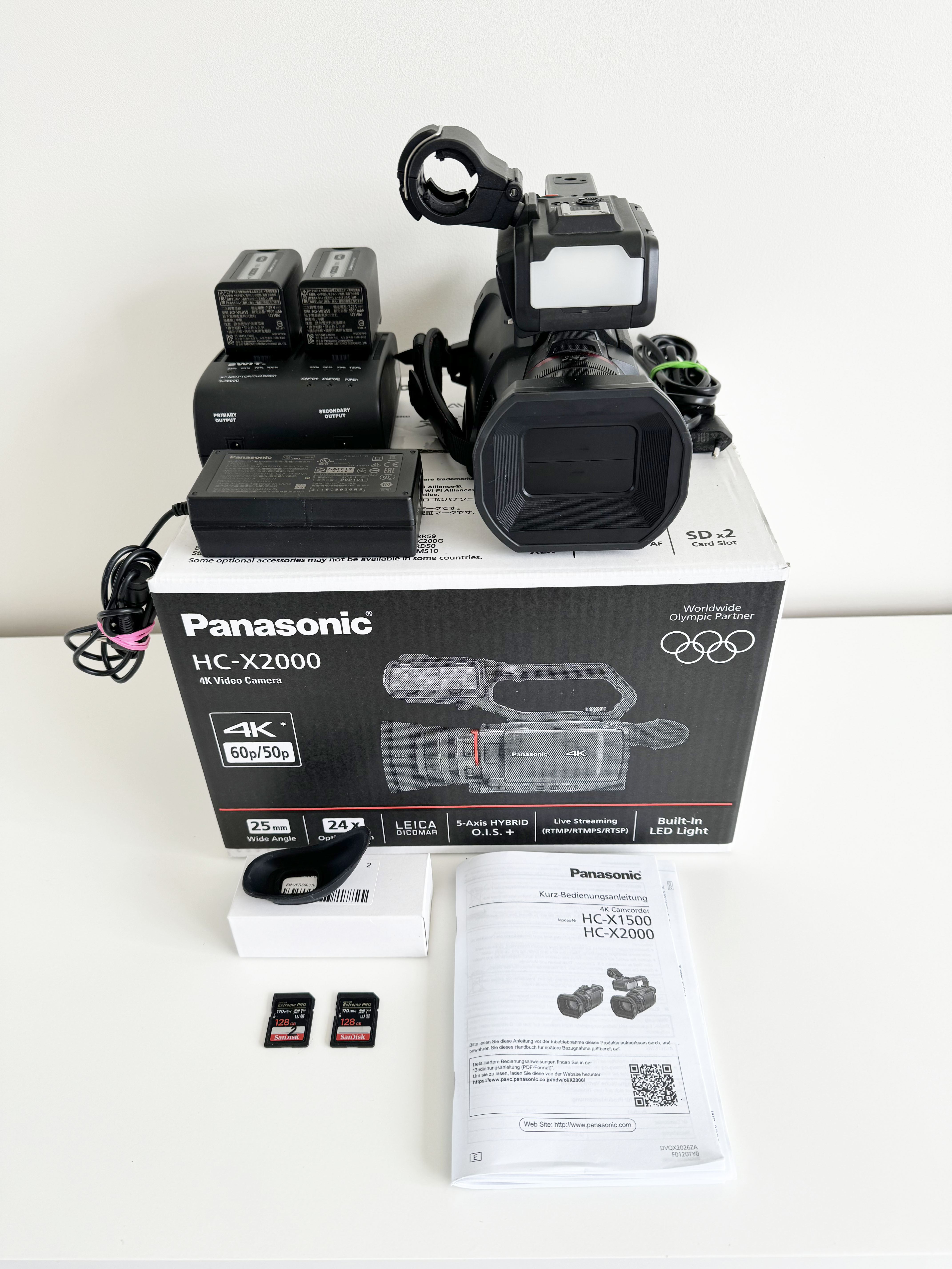 Camescope 4K Panasonic HC-XC 2000