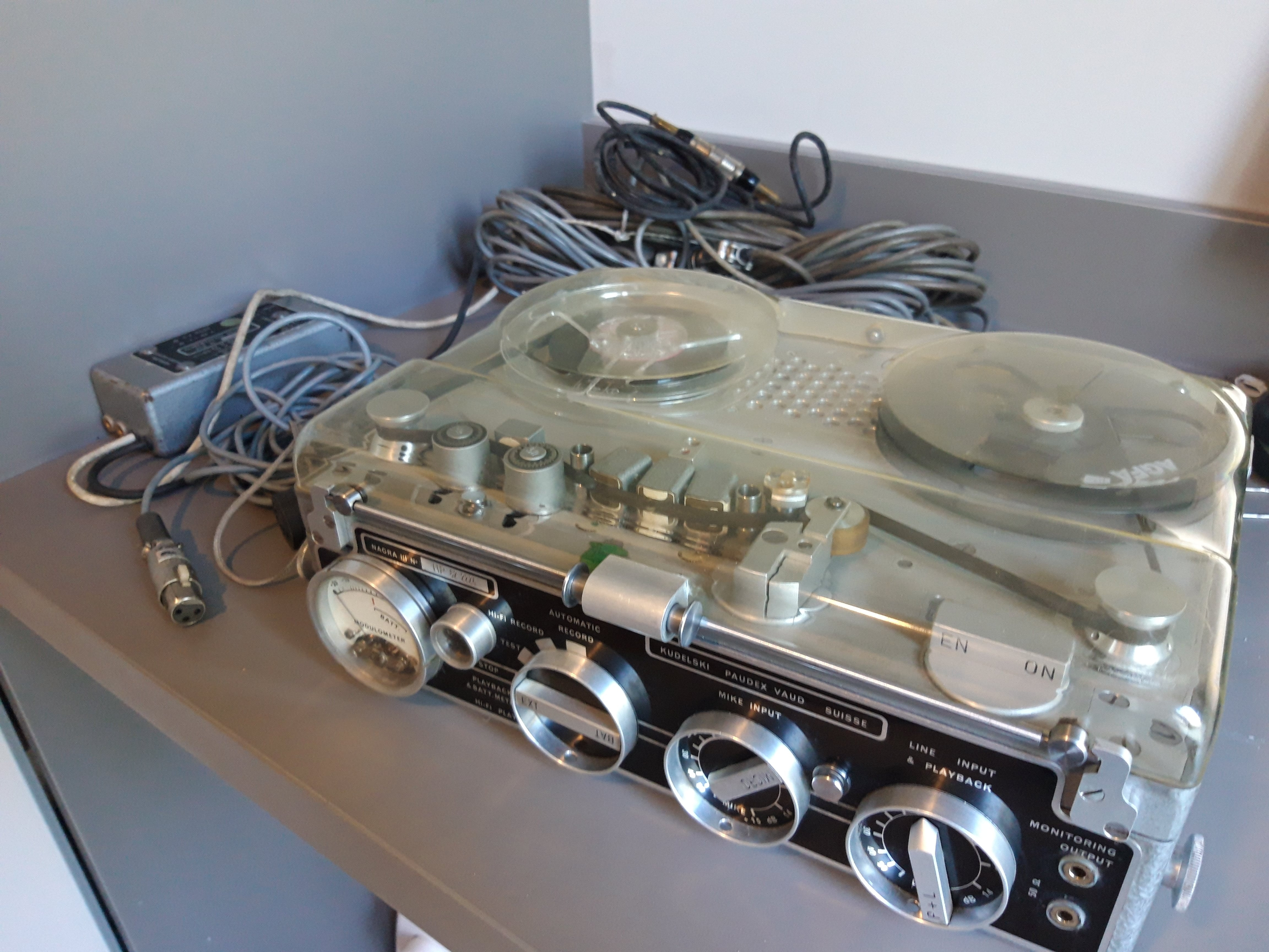 nagra 3 kudelski + micro m110 + alim