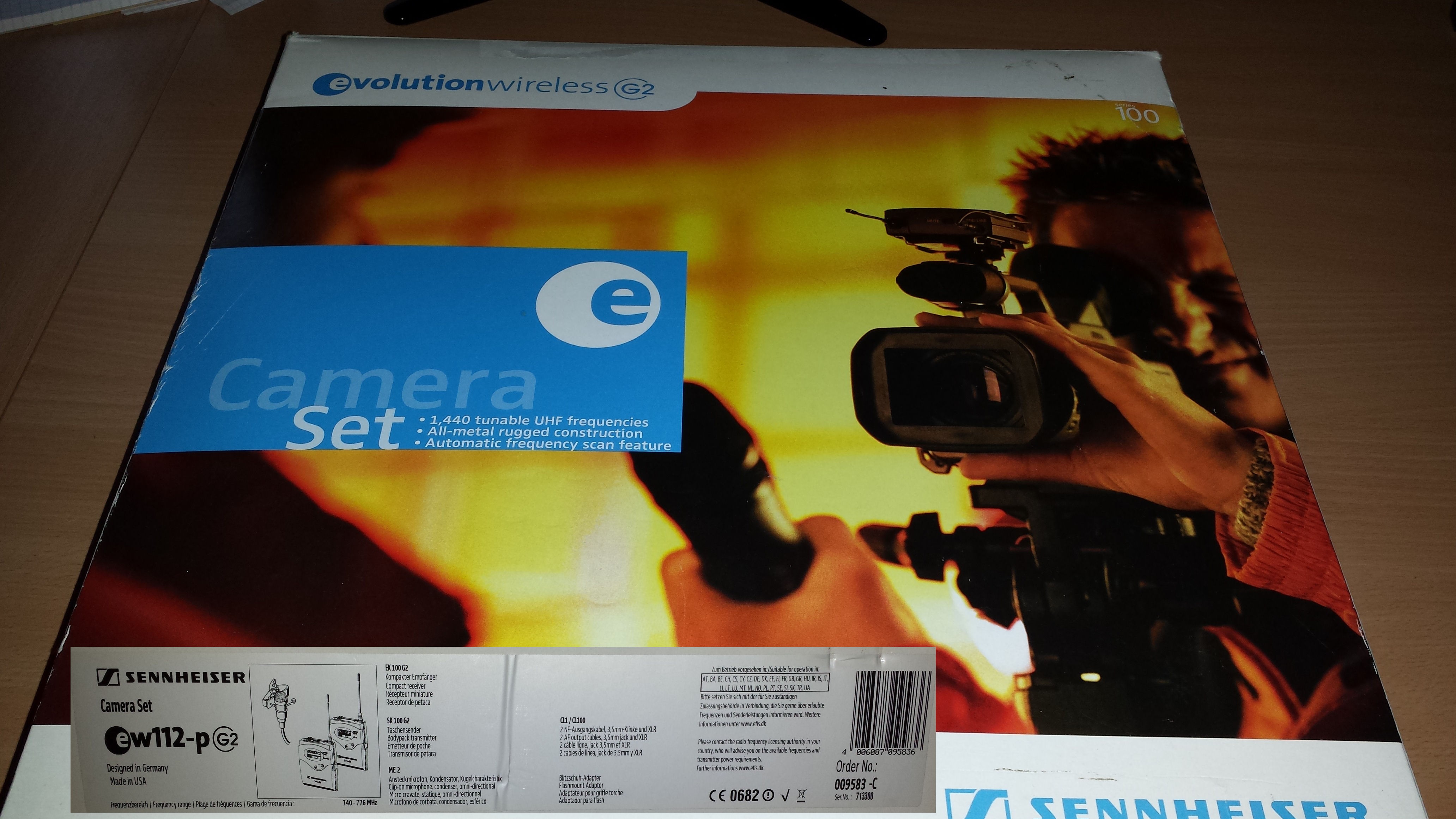Microphone EW112-p G2 SENNHEISER set de Camera