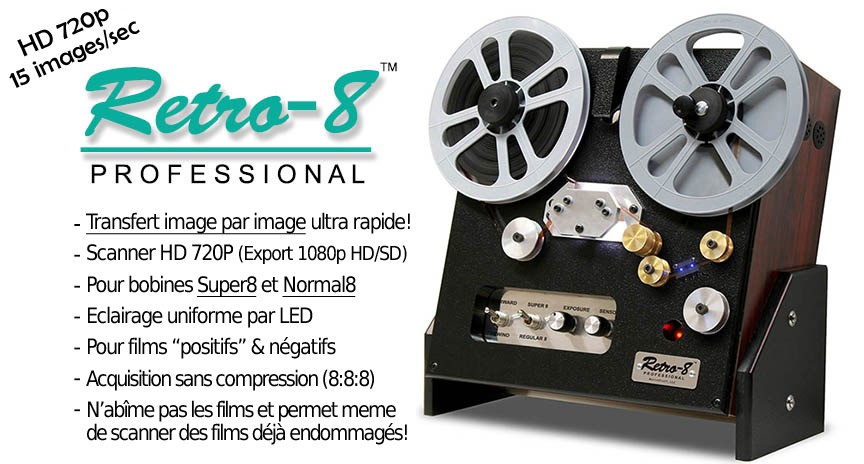 Annonce occasions - Telecinema Moviestuff Retro8 Pro HD pour Transfert  Bobines Super8 et Normal8 - Le Repaire - Le Repaire