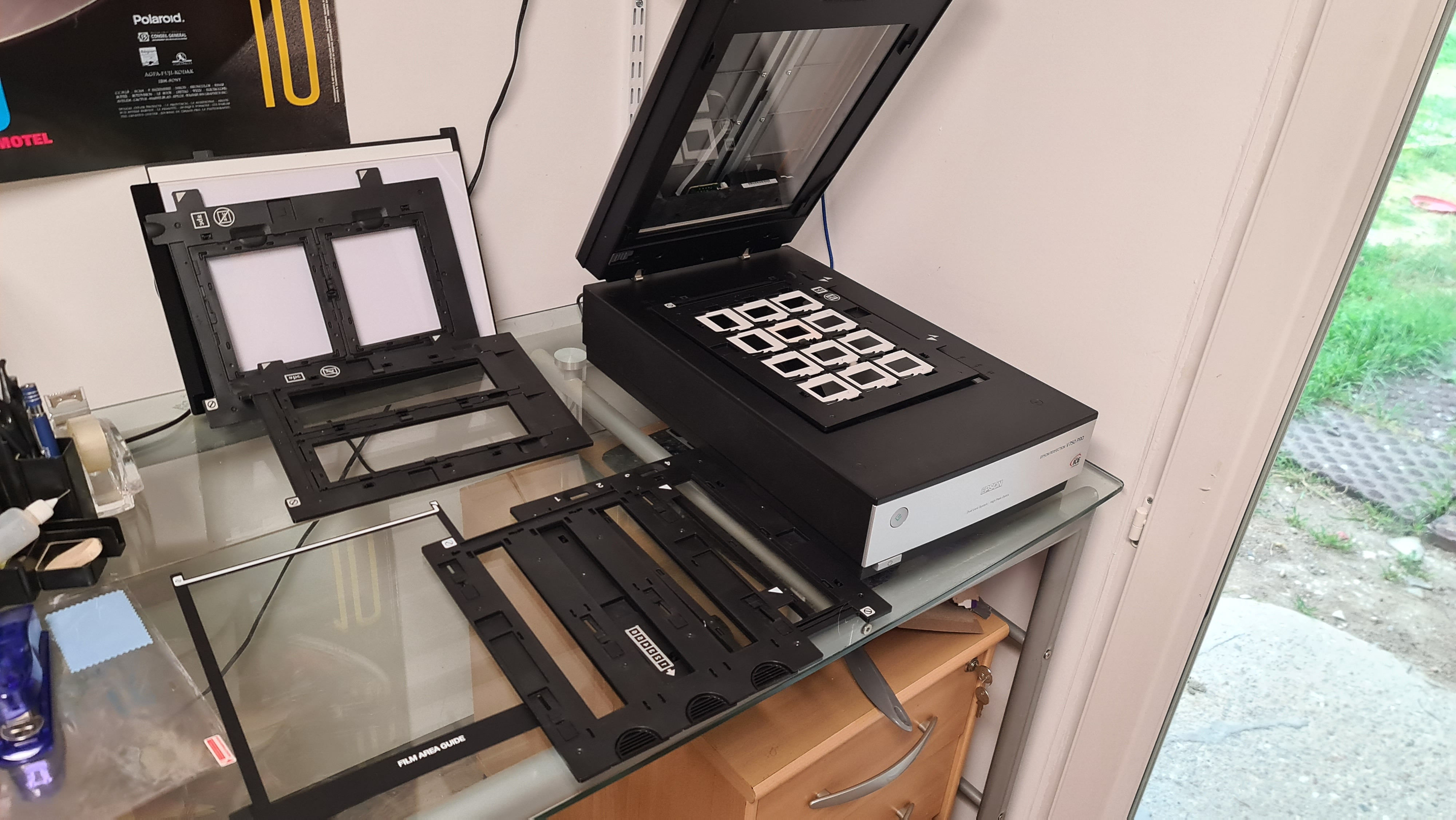Rare : Scanner Epson V750 pro avec tous les accessoires