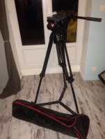Trépied manfrotto 545 b avec tête 509 hd