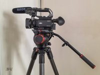 Sony PXW-Z90V – 30 h seulement – État proche du neuf – Micro Rode NTG1 - Trépied rotule Manfrotto 504HD,535K