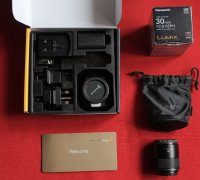 BLACKMAGIC Micro Cinema Camera et PANASONIC 30mm f/2.8 Macro