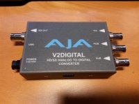 AJA V2DIGITAL mini convertisseur analogique (YCbCr ou RBG) -> HD-SDI