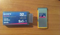 2 cartes Sony SxS 16 et 32 Go