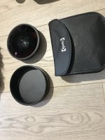 Fisheye Opteka OPT-SC52FE + bagues adaptation