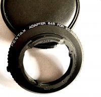 Bague Pentax MF adaptateur 645/67