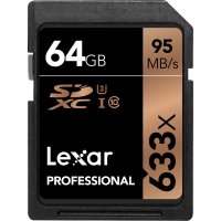 Cartes SD Lexar 64GB 633x
