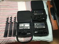 Ensemble 3 panneaux LED SWIT + pieds Manfrotto