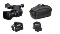 camera panasonic ag ac90 + sac + déport de commande