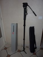 Monopode Manfrotto 561BHDV (Tête fluide video intégrée)