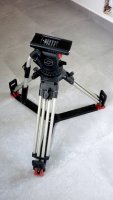 Trépied Sachtler tête fluide 18P + branche courtes + triangle Sp 100/150