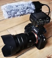 Kit trournage SONY A7SII + E PZ 18-105mm F4 G OSS + XLR K2M + micro