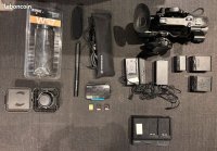 Sony FS5 + Objectif Sony 18-105 + Metabones + Sennheiser MKE600 + Accessoires