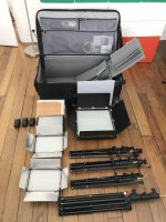 Kit éclairage studio LED professionel complet TBE + Valise de transport Think Tank