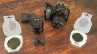 Panasonic GH5 + Obj 12mm + Obj 42,5 mm + Filtres neutres variables
