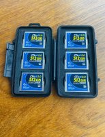 Cartes CFast 2.0 512Go pour C200 / C300 MKII / BMPCC