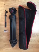 Trépied Manfrotto 504HD + 546B