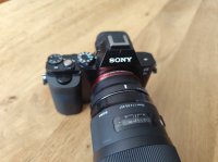 Objectif SIGMA 35mm DG monture Canon + Mount converteur Sony