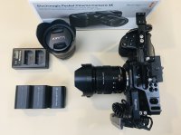 Blackmagic Pocket Cinema 4K + Objectifs + Accessoires