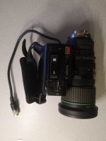 Canon YJ17x9.5B4 KRS SX12+servo — Objectif broadcast B4
