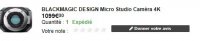 BLACKMAGIC DESIGN Micro Studio Camera 4K