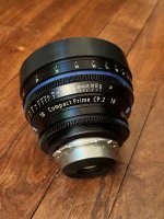 Zeiss CP.2 PL 18mm T3.6 Objectif Cinéma