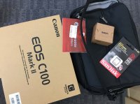 Canon eos c-100 mark ii 100% neuf + accessoires