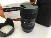 Objectif photo SIGMA ART 18-35 mm f/1.8 DC HSM monture Canon