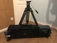 Trépied sachtler vidéo 18II CF carbone complet +sac