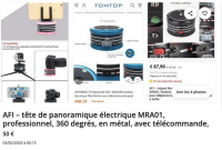 AFI tête de panoramique électrique MRA01 professionnelle