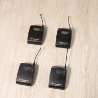 2 kits Sennheiser G3 (2 émetteurs et 2 récepteurs de poche) / plan C