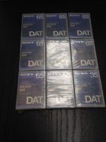 Lot de 9 Cassettes DAT Sony 65 min neuves