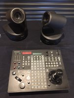 Kit 2 caméras tourelles HD Panasonic HE120 + Remote RP120