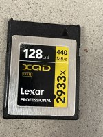 LEXAR XQD 128go (fs7/fx9)