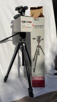 Manfrotto 290 Xtra, Kit Trépied 3 sections, alu + Rotule vidéo fluide + rotule Photo