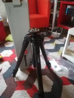 Trepied Manfrotto à tubes larges en fibre de carbone MT057C3-K
